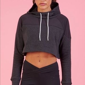 Gymshark Nikki Blakketter Cropped Surface Hoodie